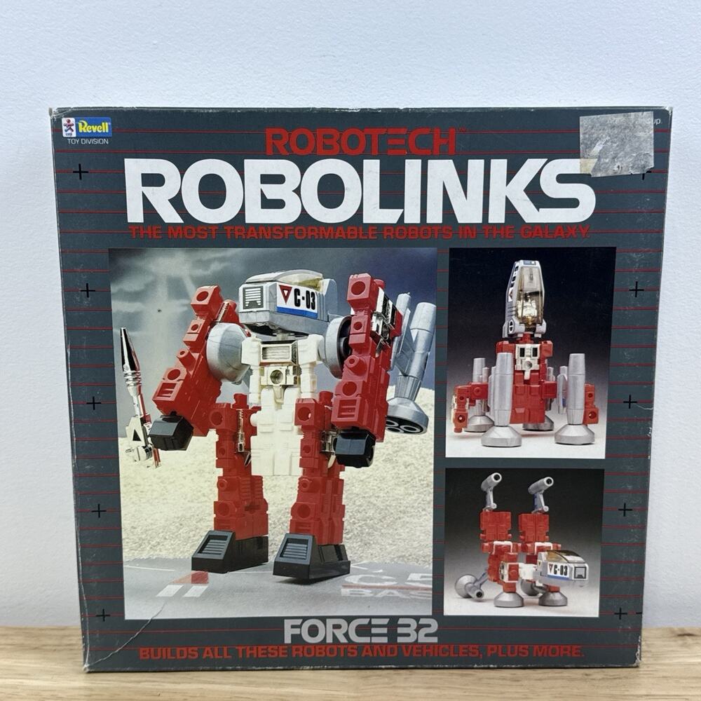 NEW VINTAGE RARE 1985 Revell Robotech Robolinks Force 32 2831 NEW Open Box
